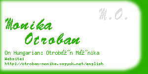 monika otroban business card